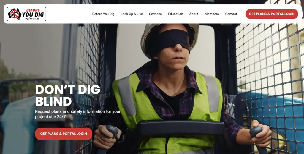 Before You Dig Australia tool for checking underground infrastructure before property works
